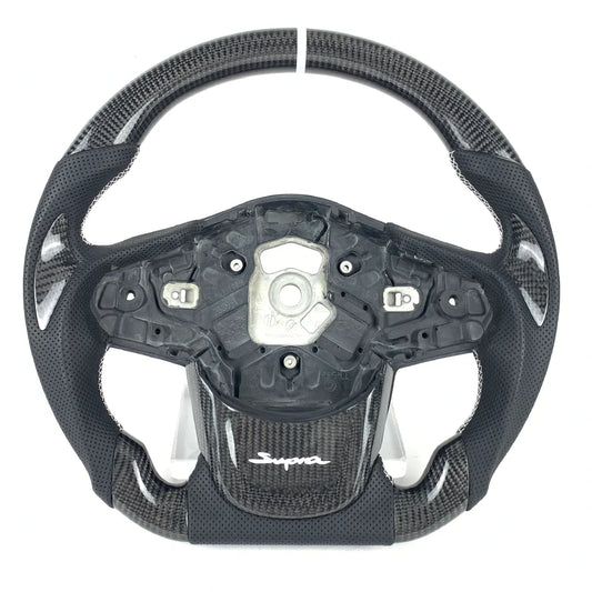 Toyota GR Supra 2020-2024 A90 A91 Carbon Fiber Steering Wheel