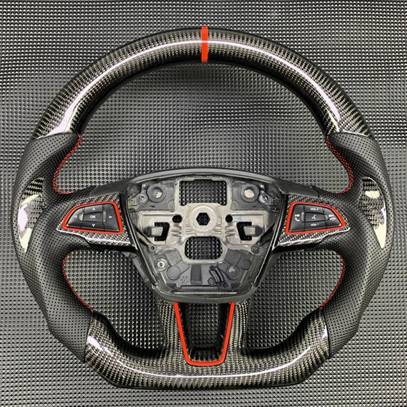 Ford Focus MK3 ST/RS 2015-2019 Carbon Fiber Steering Wheel