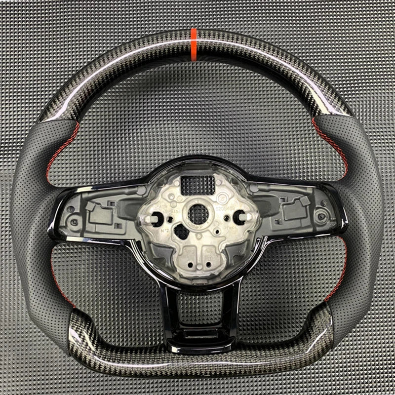 Volkswagen Golf MK7 GTI/R/Jetta GLI 2015-2021 Carbon Fiber Steering Wheel *LCD Screen Available*