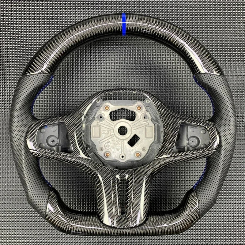 BMW F4X / F9X / G20 / G30 / G-CHASSIS Carbon Fiber Steering Wheel