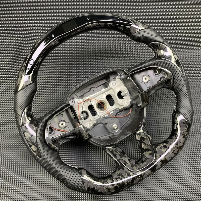 Dodge Challenger / Charger / Durango 2015-2023 Forged Carbon Steering Wheel *LCD Screen*